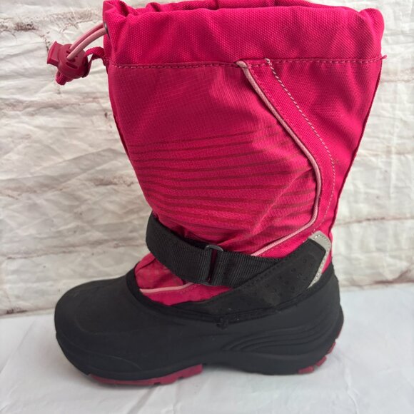 Kamik Girls Toddler 13 Pink Snowfall Insulated Waterproof Winter Snow Boots - Picture 9 of 12